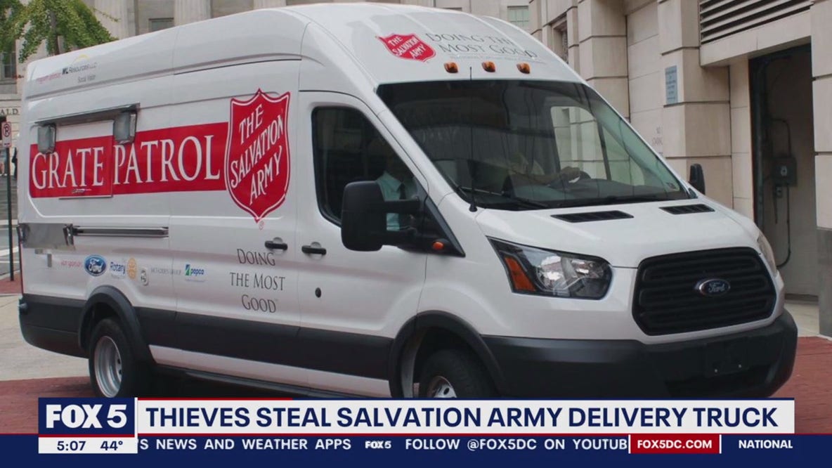 Salvation Army truck that provides hot meals to those in need stolen from DC
